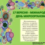 17 вересня - Міжнародний день мікроорганізмів